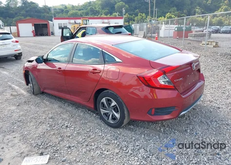 2020 Honda Civic Lx из США, поврежденный, VIN 2HGFC2F69LH545849